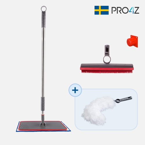 프로4Z 청소도구 4종세트 욕실솔+바닥밀대