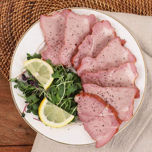 옐로우팜판매농업회사 토랑토랑 훈제 돈목살 슬라이스 200g (소스포함) (4개)_이미지