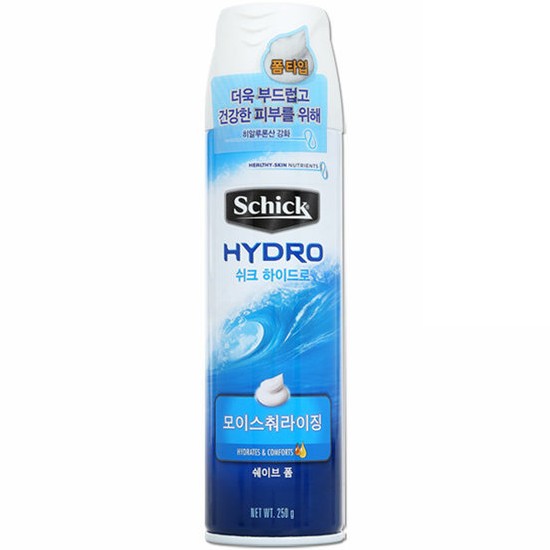 쉬크 하이드로 모이스처라이징 쉐이빙 폼 250g (4개)_이미지
