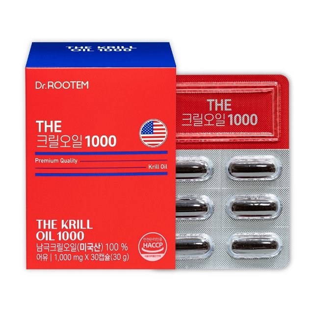 닥터루템 THE 크릴오일 1000 1000mg 30캡슐