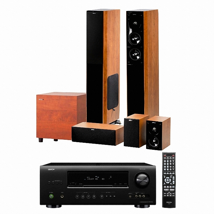 야모 S606 5.1채널 + 데논 AV리시버 (AVR-1312, SUB-210)_이미지