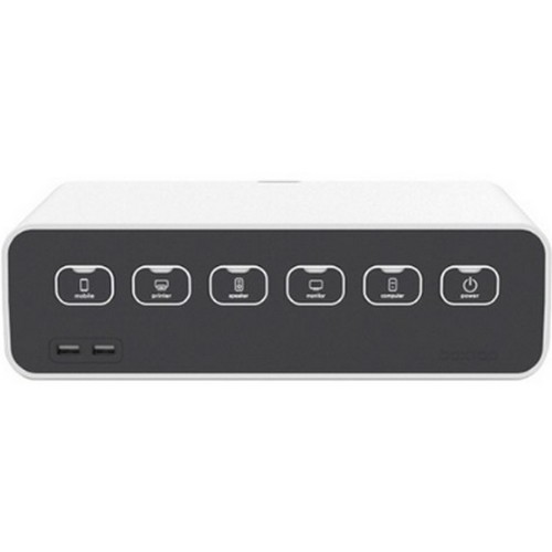 에이블루 박스탭 5구 개별스위치 USB 멀티탭 AB520 (2.3m)