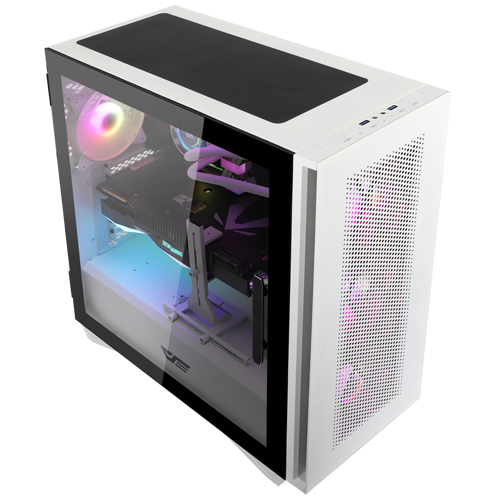 darkFlash DLS480 RGB 강화유리 (화이트)_이미지