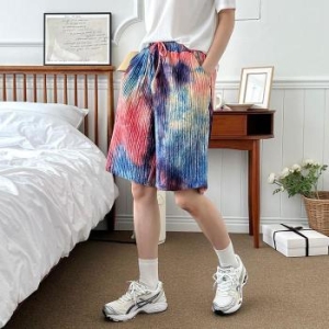 ONM 여성 나염 패턴 린클 반바지 32103512