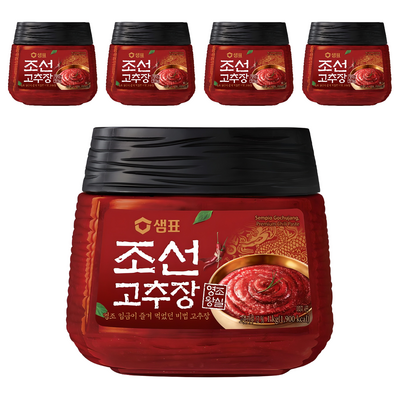 샘표 국산 100% 조선 고추장 1kg (5개)_이미지