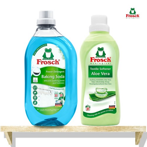 베이킹소다 액상 세탁세제 1.5L + 알로에 섬유유연제 750ml
