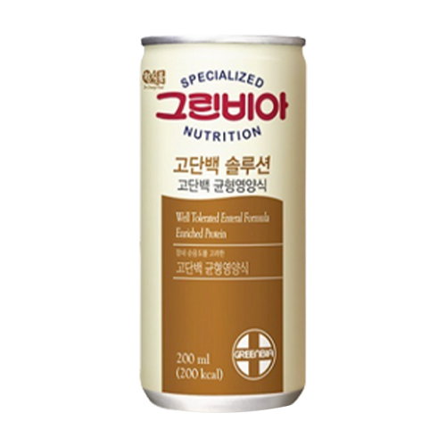정식품 그린비아 고단백 솔루션 고단백 균형영양식 200ml (5개)