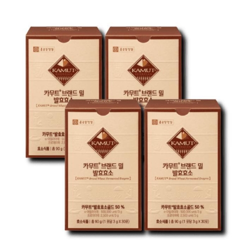 종근당건강 카무트 브랜드 밀 발효효소 30포 (4개)_이미지