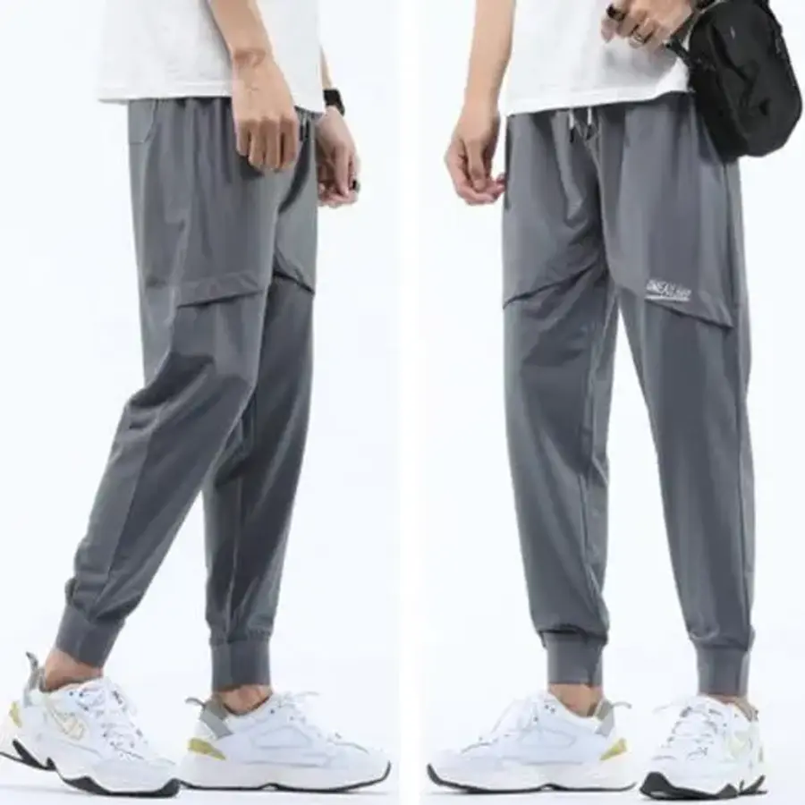 남성 여름 쿨링팬츠 남자 아이스 조거팬츠 밴딩 2컬러 WCA3AB6