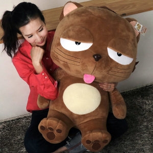 딩가 푸코 고양이 인형 105cm_이미지