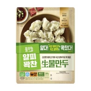 얄피꽉찬 생 물만두 250g