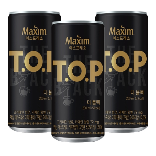 동서식품 맥심 에스프레소 티오피 더블랙 200ml (60개)