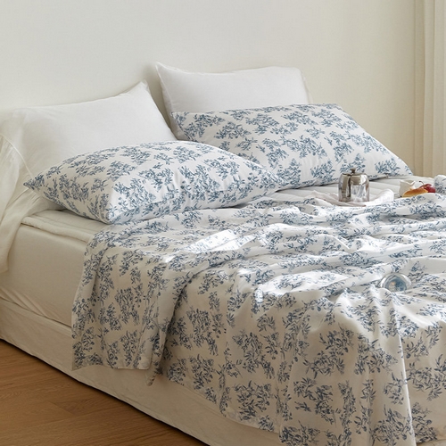 마틸라 여름산책 풍기인견 여름홑이불 베개세트 (퀸 Q)_이미지