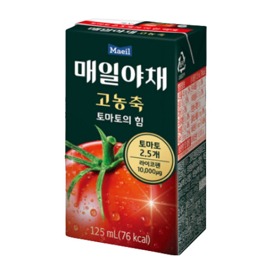 매일유업 매일야채 고농축 토마토의 힘 125ml (44개)_이미지