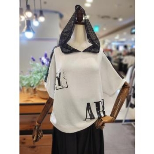 스테파니 세이브존01 포인트 후드 티셔츠 A25TS5248 35658281