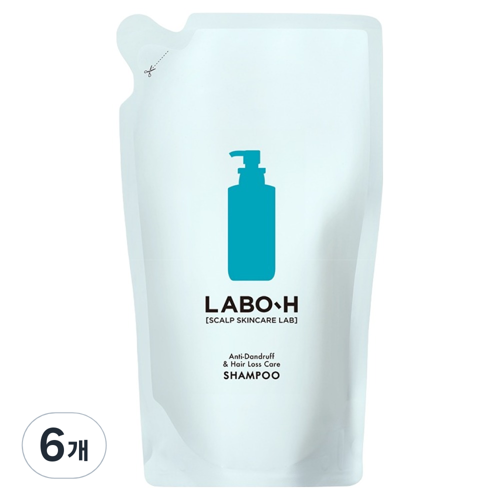 아모레퍼시픽 라보에이치 댄드러프 클리닉 샴푸 리필 400ml (6개)