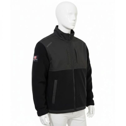 트루릴리젼 SOF BLOCK FLEECE JACKET_BLACK 215858