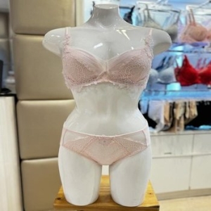비비안 케미컬 자수 레이스 웨딩 브라팬티세트_BR946A_이미지