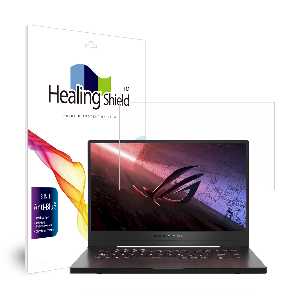 폰트리 힐링쉴드 ASUS ROG 제피러스 G15 GA502 블루라이트차단 액정보호필름_이미지