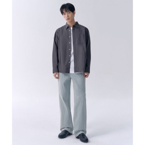 무신사 스탠다드 스탠다드 MUSINSA STANDARD 와이드 데님 팬츠 블랙 MMJNP0Z06-BK 134077_이미지