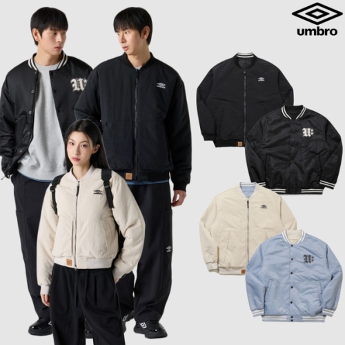 엄브로 리버시블 봄버 패딩 자켓 UR124CPJ21_이미지