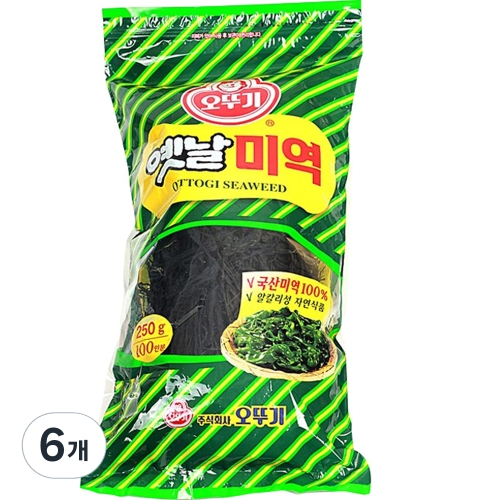 오뚜기 옛날 미역 250g (6개)
