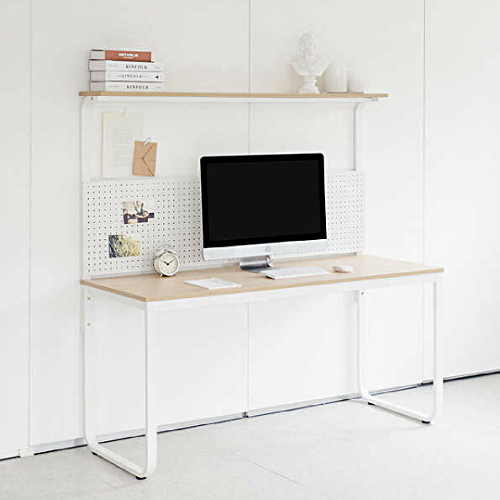 채우리 두유 철제 선반 타공판 책상 (1500x600)