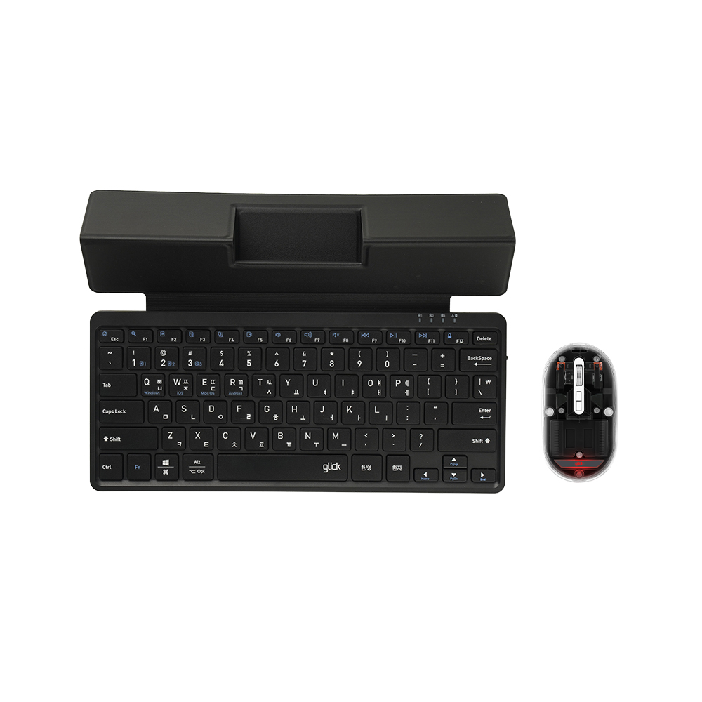 지클릭커 WMK354 무선 키보드 마우스 세트 (블랙)_이미지