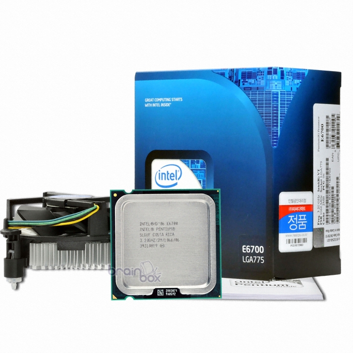 인텔 펜티엄 E6700 (울프데일) (정품)_이미지