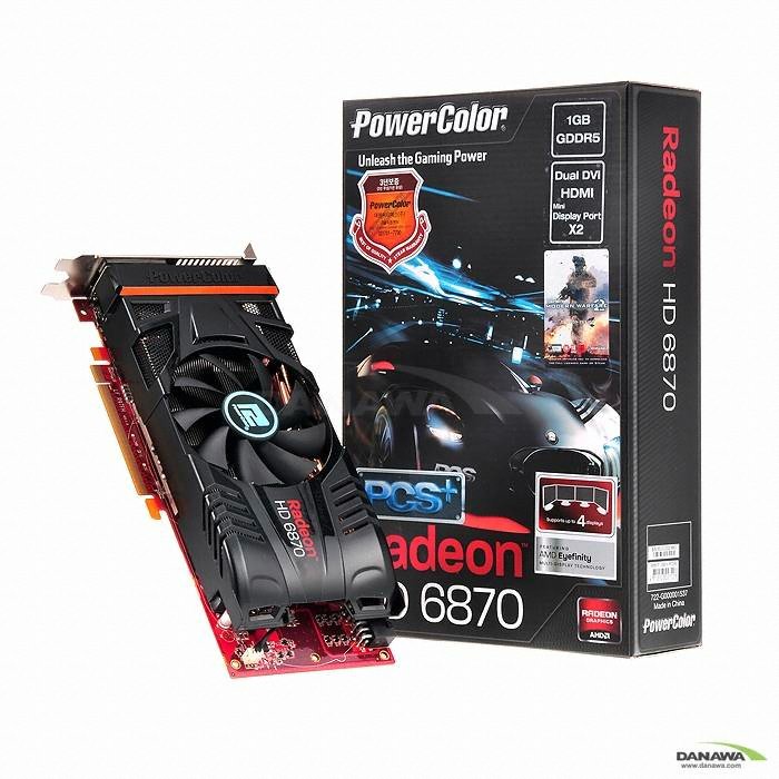 PowerColor �󵥿� HD 6870 PCS+ D5 1GB ���