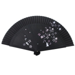  박씨상방 고급 실크접부채 토끼