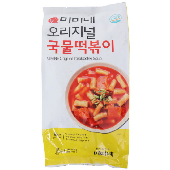 드림스코리아 미미네 오리지널 국물<b>떡볶이</b> 9인분 1.71kg