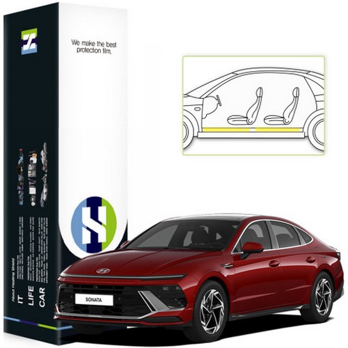 폰트리 힐링쉴드 도어스커프 PPF 보호필름 현대 쏘나타 디 엣지 2024년 전용