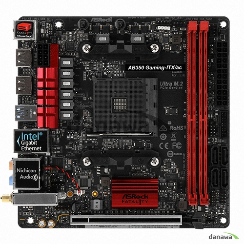 ASRock FATAL1TY AB350 Gaming ITX/ac ������