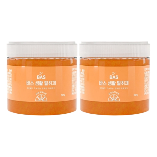 바스 BAS 탈취제 상쾌한 오렌지향 397g (2개)_이미지