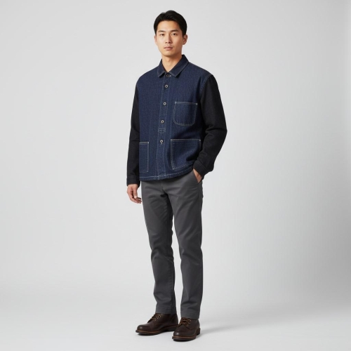 아미 나이젤 카본 US ARMY DENIM JACKET 80470030003 INDIGO US 데님 자켓