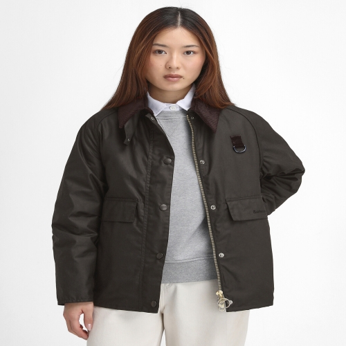 여성 올리브 Spey 왁스 자켓 URJU5F304 L3 스페이 Wax Jacket