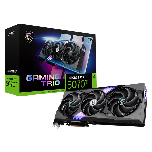 지포스 RTX 5070 Ti 게이밍 트리오 OC 플러스 D7 16GB 트라이프로져4