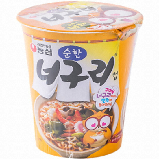 농심 순한 너구리 컵 63g (24개)_이미지