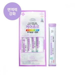 에이티바이오 데이스포 캣 케어츄르 닭가슴살+황태 60g (15g x 4p) (2개)