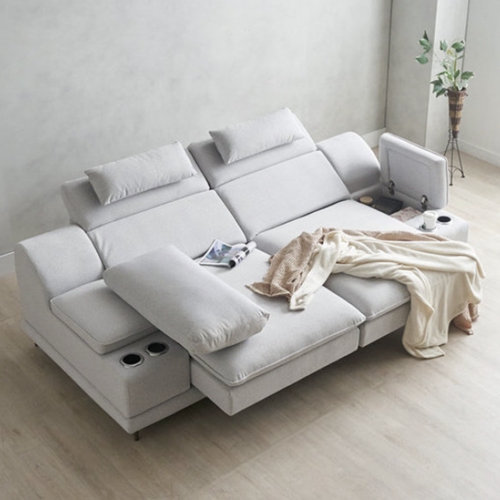 에보니아 제니 모션 슬라이드 확장형 고급형 이지클린 패브릭 소파 3인용_이미지