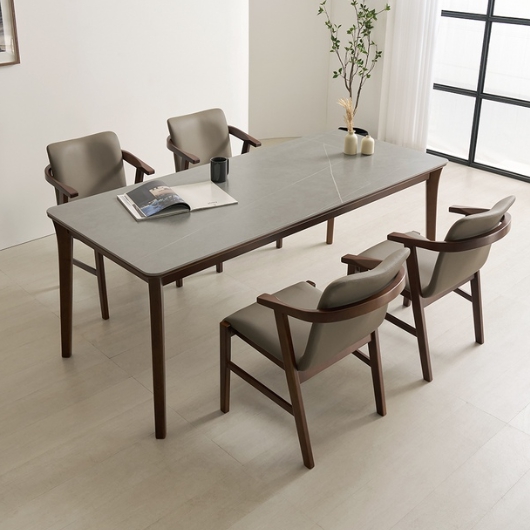 라로퍼니처 위니 포세린 통세라믹 식탁 1900 (의자4개)_이미지