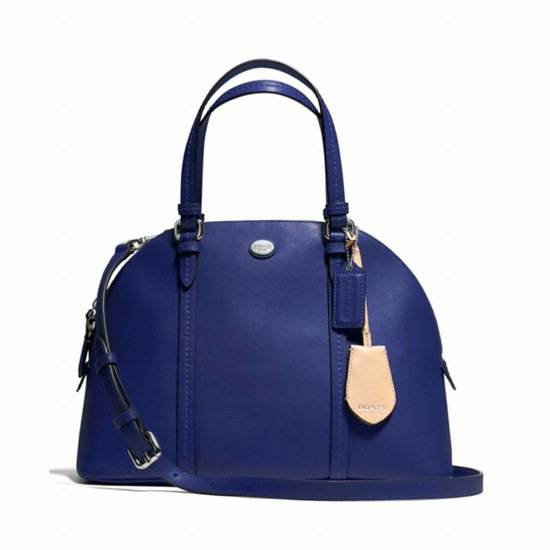 코치 PEYTON LEATHER CORA DOMED SATCHEL (F25671)_이미지