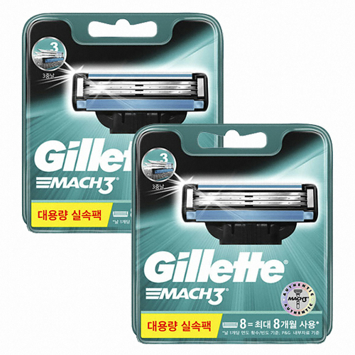 질레트 마하3 면도날 (16개)_이미지