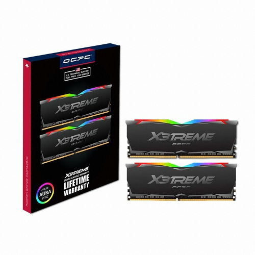 OCPC DDR4-3000 CL16 X3TREME RGB AURA 패키지 (16GB(8Gx2))_이미지