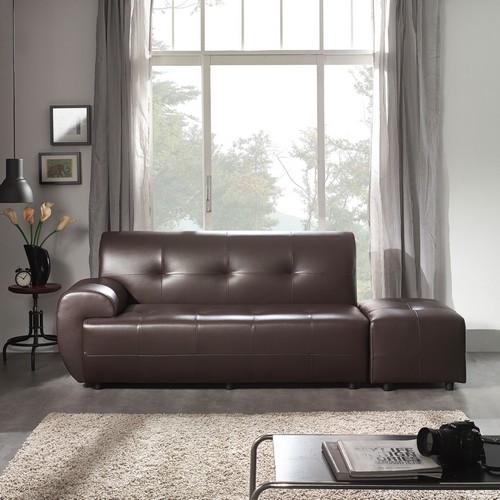 동서가구 리빙스 가죽소파 3인용