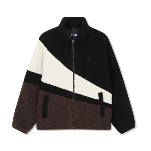 휠라 컬러블럭 플리스 FS254PL01X001001