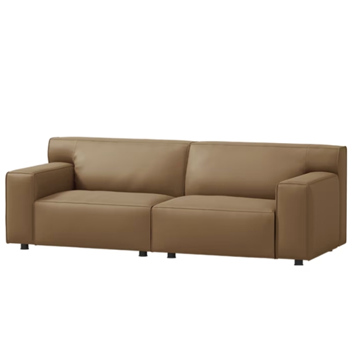 보눔 소프트 프리모 천연가죽 소파 3인용