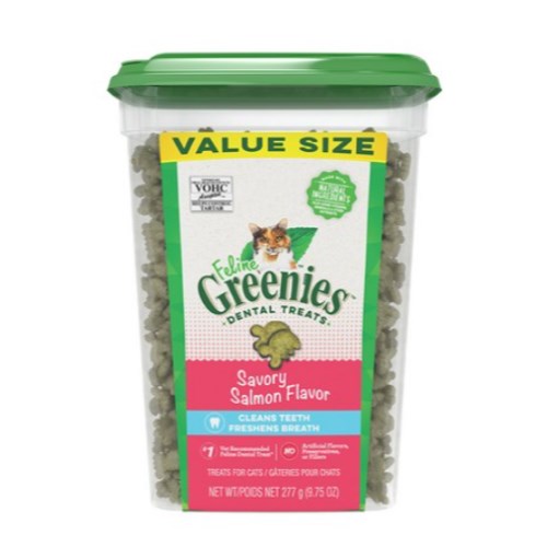 그리니즈 캣 필라인 덴탈 트릿 연어 277g이미지입니다. 누르면 해당 게시물로 새창이동합니다.