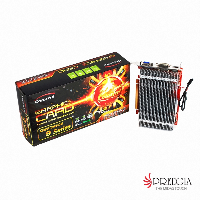 COLORFUL 지포스 9500GT HDMI D2 512MB 무소음_이미지